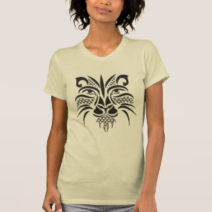 Black Tribal Lion 2 T-Shirt