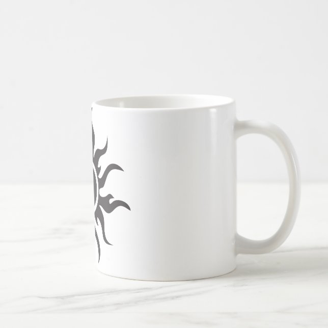 Black Tribal Sun Tasse (Rechts)
