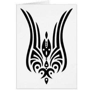 BLACK Tribal Tattoo - Tulpe + Ihre Ideen