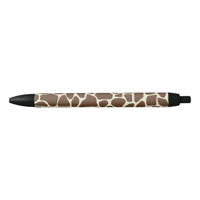 Black Trim Pen - Giraffe Print - Black Ink Kugelschreiber (Vorderseite)