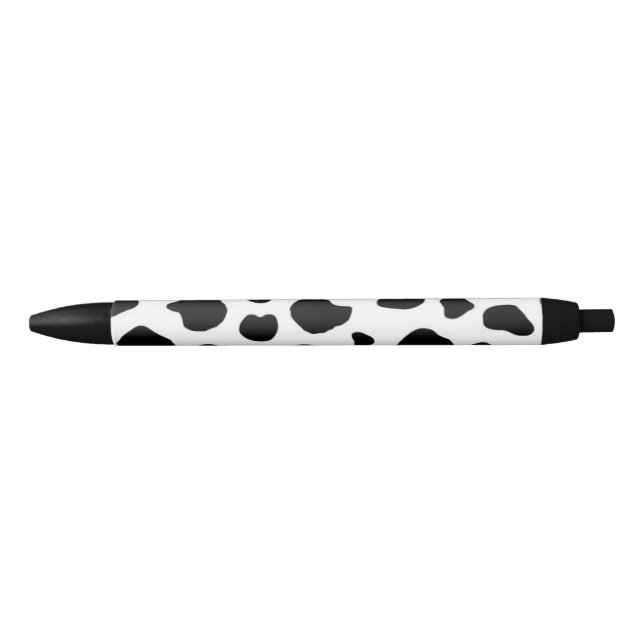 Black Trim Pen - Kuhdruck - Schwarze Tinte Kugelschreiber (Vorderseite)