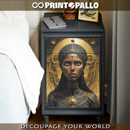 Black Tuareg Prinzessin Seidenpapier