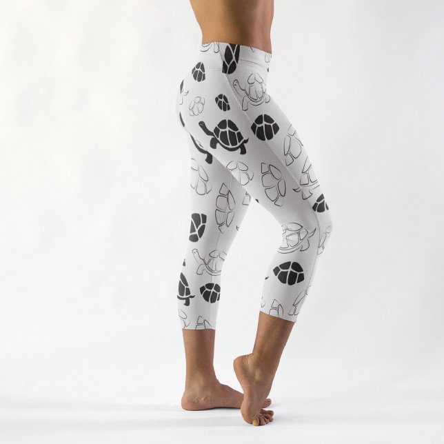 Black Turtle Capri Leggings (Von Creator hochgeladen)