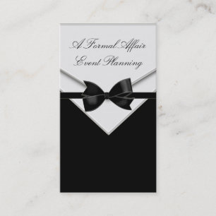 Black Tuxedo Business Cards Visitenkarte