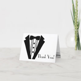 Black Tuxedo Vielen Dank Dankeskarte