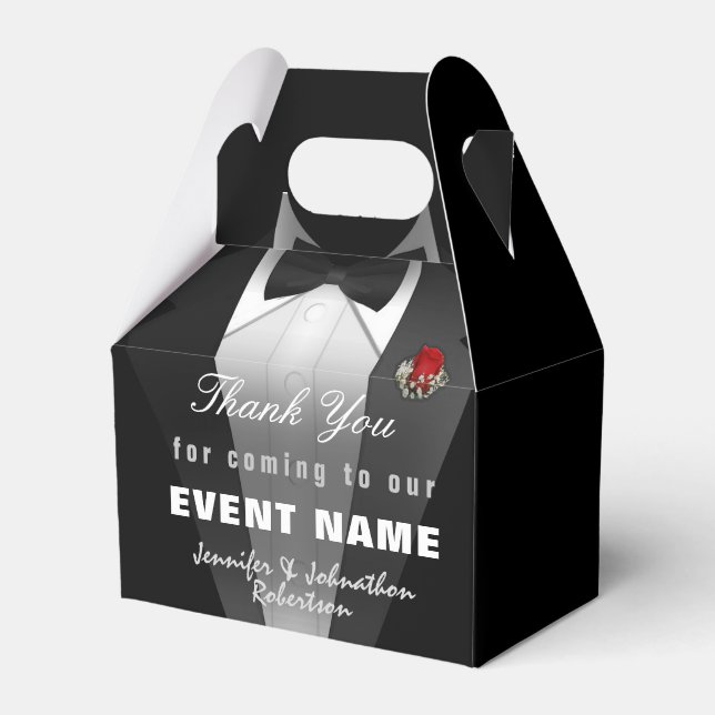 Black Tuxedo Vielen Dank | GESCHENKBOXEN Geschenkschachtel (Vorderseite)