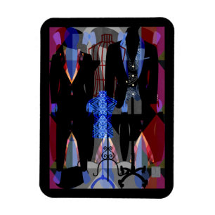 Black Tuxedos Magnet