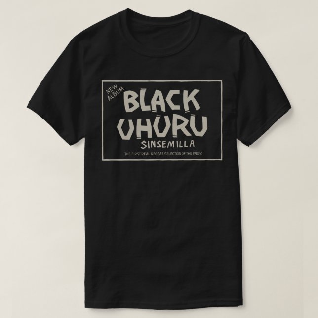 Black Uhuru Sinsemilla T - Shirt (Design vorne)