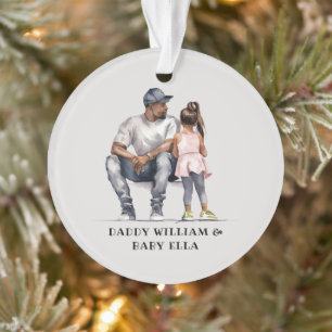 Black Vater and Daughter Bond (3) Ornament