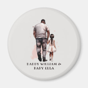 Black Vater and Daughter Bond (8) Magnet