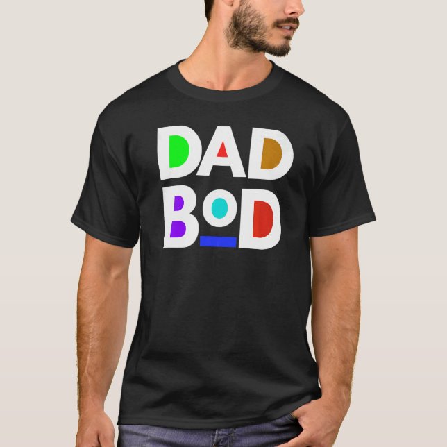 Black Vater Bod Vathers Trainingsübungen Daddy G T-Shirt (Vorderseite)