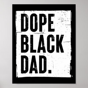 Black Vater New Dad Vatertag Geschenk Afrikanische Poster