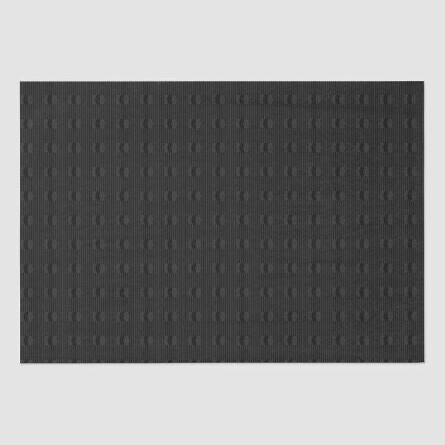 Black Velvet Ovals Seidenpapier (Vorderseite)