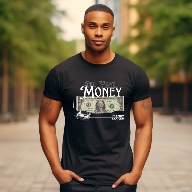 Black Vintag Money T - Shirt (Von Creator hochgeladen)
