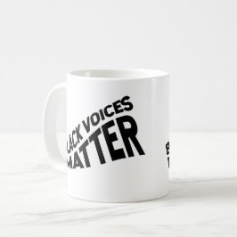 Black Voices Materie Kaffeetasse