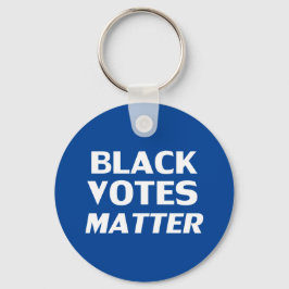 "Black Votes Matter" blau weiß Schlüsselanhänger