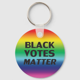 "Black Votes Matter" Stolz lgbtq lgbt Regenbogen Schlüsselanhänger