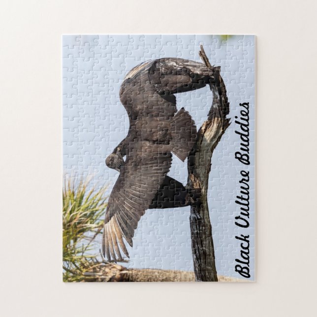 Black Vulture Buddies Puzzle (Vertikal)