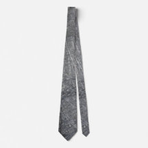 Black Wall Neck Tie mit grafischem Design