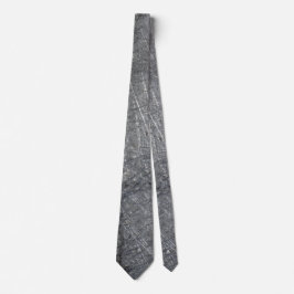 Black Wall Neck Tie mit grafischem Design Krawatte