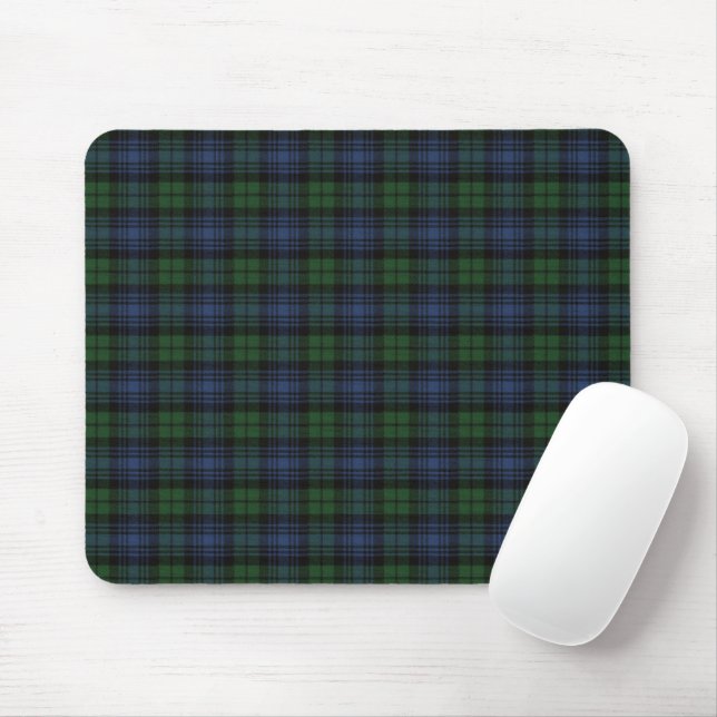 Black Watch Ancient Original Schottischer Tartan Mousepad (Mit Mouse)