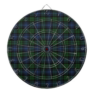 Black Watch Ancient Original Scottish Tartan Dartscheibe
