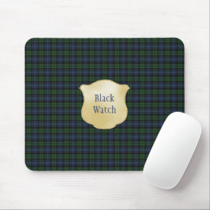 Black Watch Ancient Original Scottish Tartan Mousepad