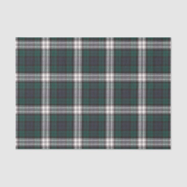 Black Watch Dress Modern Scottish Tartan Seidenpapier (Vorderseite)