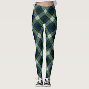Black Watch Dress Modern Tartan Karierte Raute Leggings