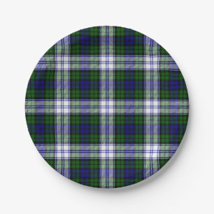 Black Watch Mode-Tartan Pappteller
