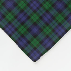Black Watch Regiment Tartan Kariertes schottisches Fleecedecke
