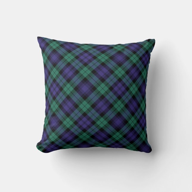 Black Watch Scottish Tartan Kissen (Vorderseite)