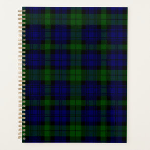 Black Watch Tartan Blau Grün Kariert Planer