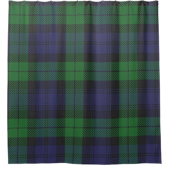 Black Watch Tartan Duschvorhang (Vorderseite)
