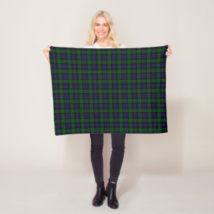 Black Watch Tartan Kariertes schottisches Karierte Fleecedecke