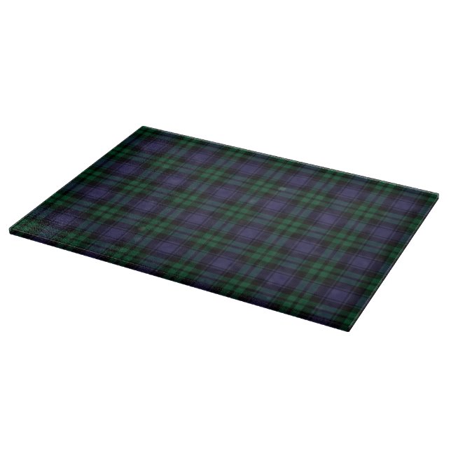 Black Watch Tartan, Plaid Schneidebrett (Ecke)