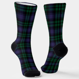 Black Watch Tartan, Plaid Socken