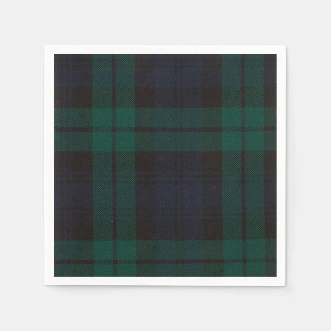 Black Watch Tartan Serviette (Vorderseite)