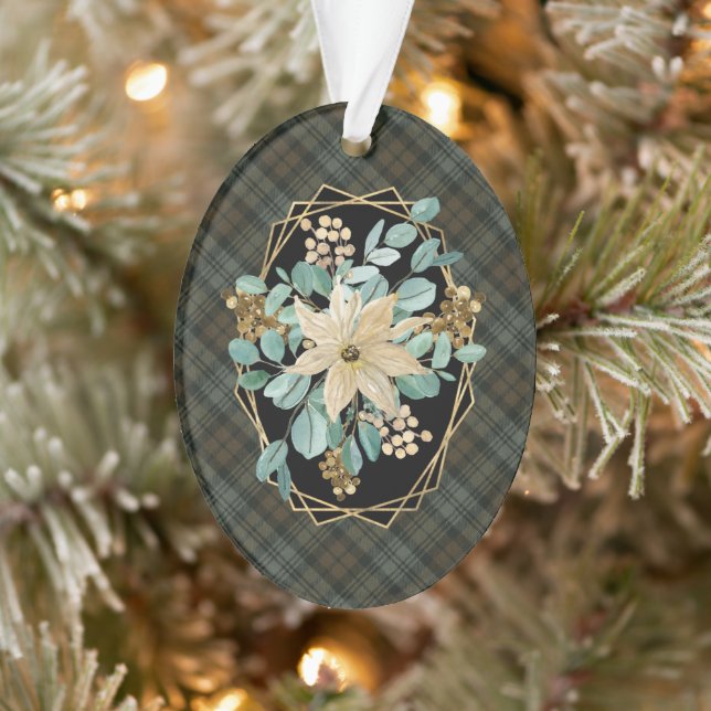 Black Watch Wetthered Original Scottish Tartan Ornament (Baum)