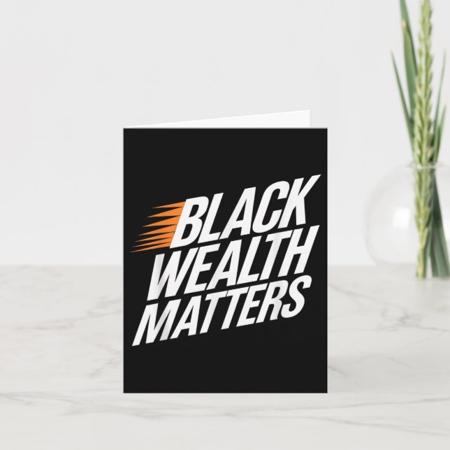Black Wealth S Karte (Vorderseite)