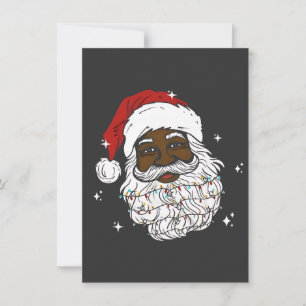 Black WeihWeihWeihnachts-Schwarze Geschichte Xmas Einladung