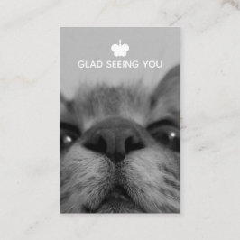 Black&White 17yro kitty Blank Visitenkarte