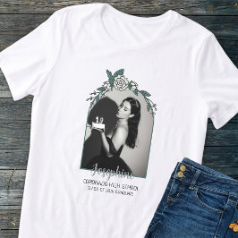 Black & White Arch Photo 2026 Graduation Family Tri-Blend Shirt