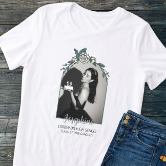 Black & White Arch Photo 2026 Graduation Family Tri-Blend Shirt