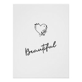 Black & White Art | Motivational Poster Decor