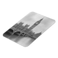 Black & White Big Ben - Vintage Londoner Sehenswür
