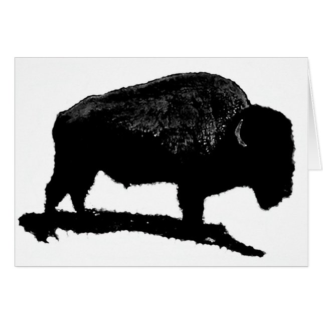 Black & White Buffalo (Vorderseite (Horizontal))