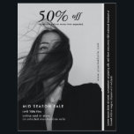 Black & White Business Flyer<br><div class="desc">Modernes,  minimalistisches Schwarz-Weiß-Schicht. Wählen Sie das ''Edit using Design Tool'',  um das Design weiter anzupassen. *Empfohlen,  mit Ihrem Computer zu bearbeiten</div>