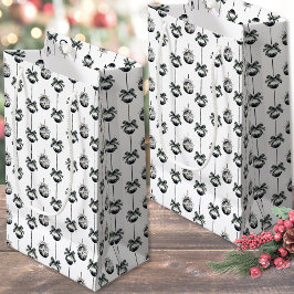 Black White Christmas Kleine Geschenktüte