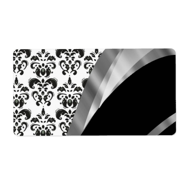 Black & White Damask (Vorne)